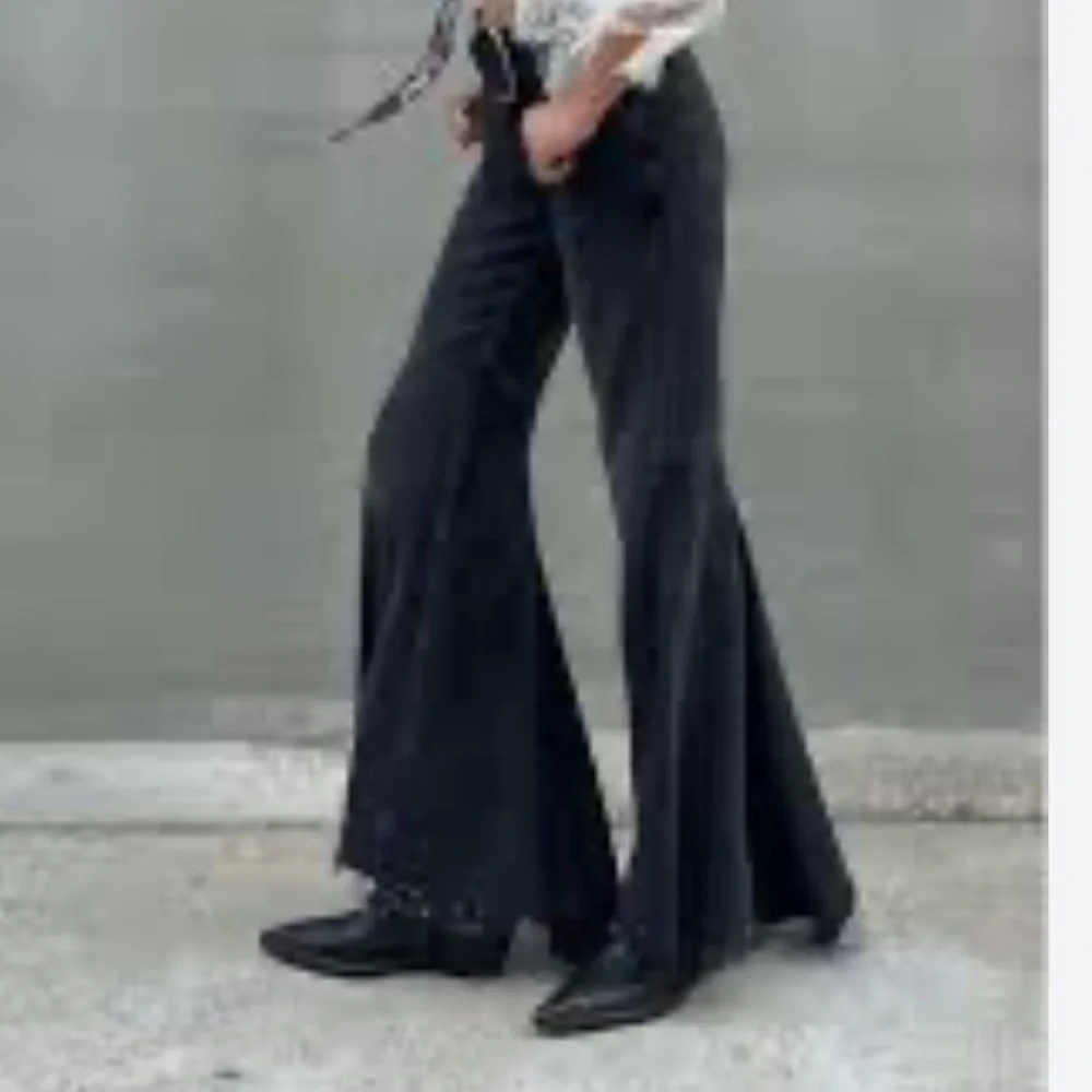 We The Free Black Corduroy Ultra Flare Pants - Picture 2 of 9